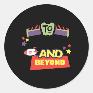Land To Kindergarten And Beyond First Day Of Schoo Classic Round Sticker