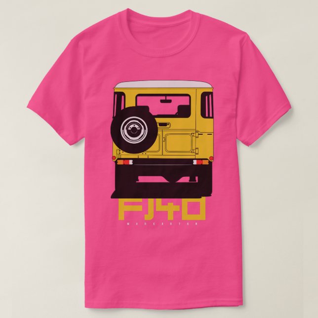 Landcruiser fj40 yellow T-Shirt (Design Front)