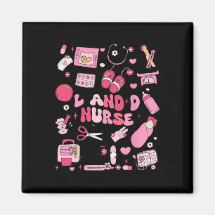 Landd Nurse Valentine Hearts Labor Delivery Nursin Magnet