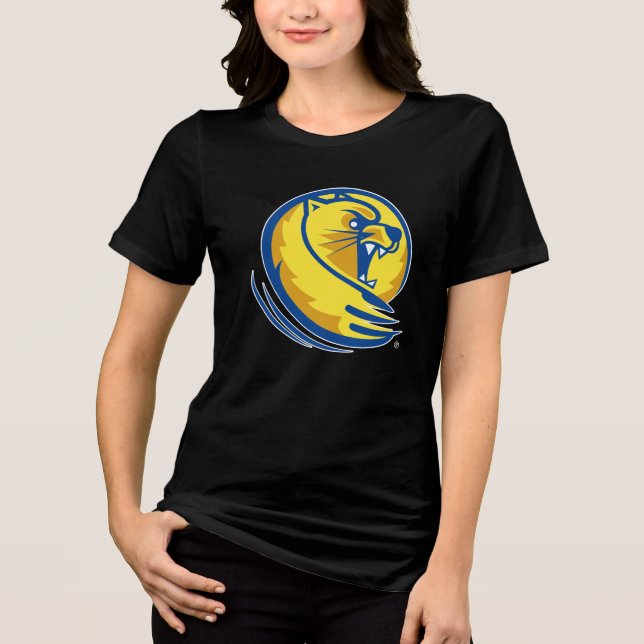 Lander University Bearcats Tri-Blend Shirt (Front)