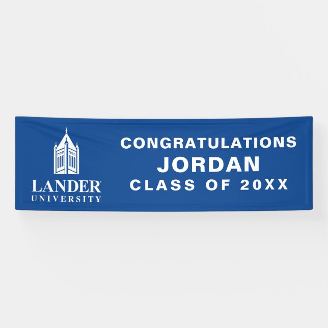 Lander University Graduation Banner (Horizontal)
