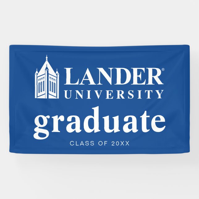 Lander University Graduation Banner (Horizontal)