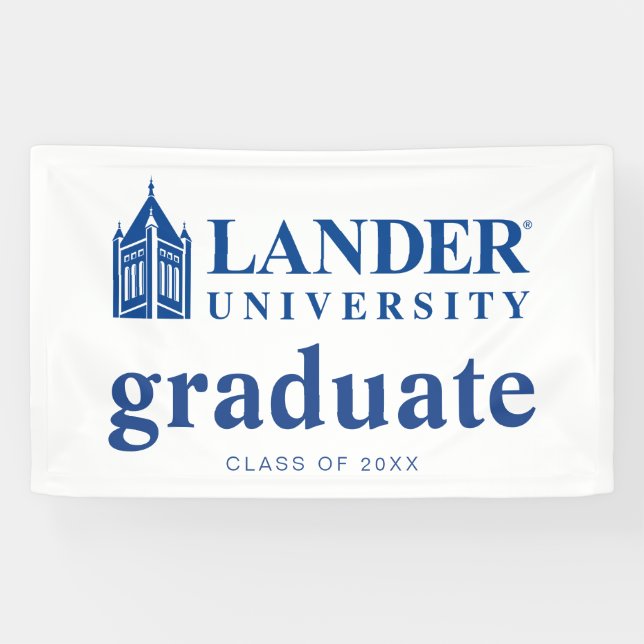 Lander University Graduation Banner (Horizontal)
