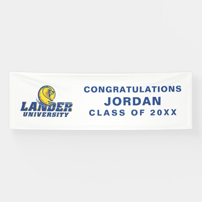 Lander University Graduation Banner (Horizontal)