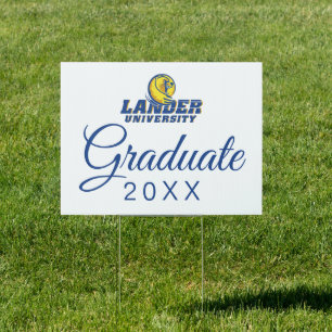 Lander University Graduation Sign