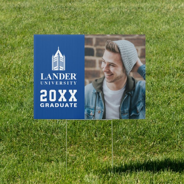Lander University Graduation Sign (Insitu)