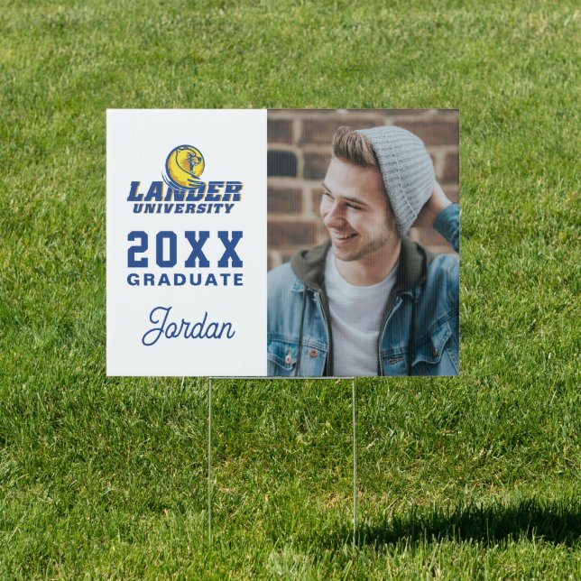 Lander University Graduation Sign (Insitu)