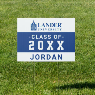 Lander University Graduation Sign