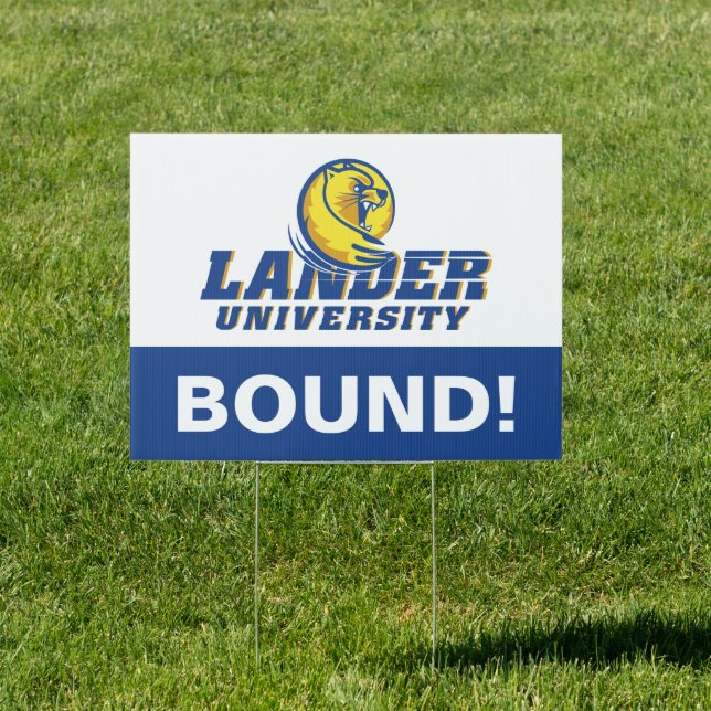 Lander University Graduation Sign (Insitu)