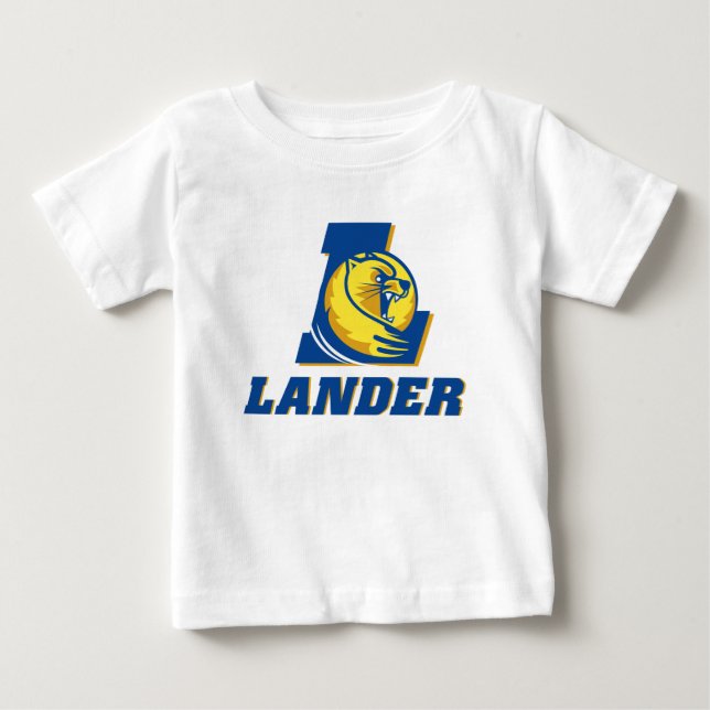 Lander University L Athletics Baby T-Shirt (Front)