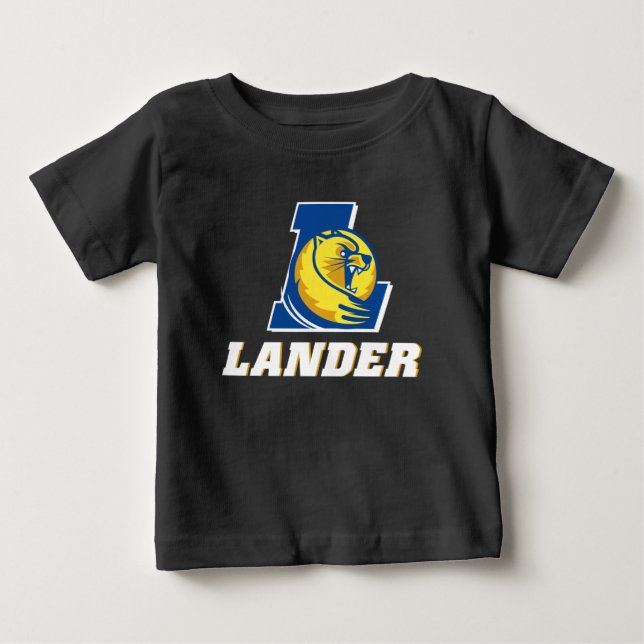 Lander University L Athletics Baby T-Shirt (Front)