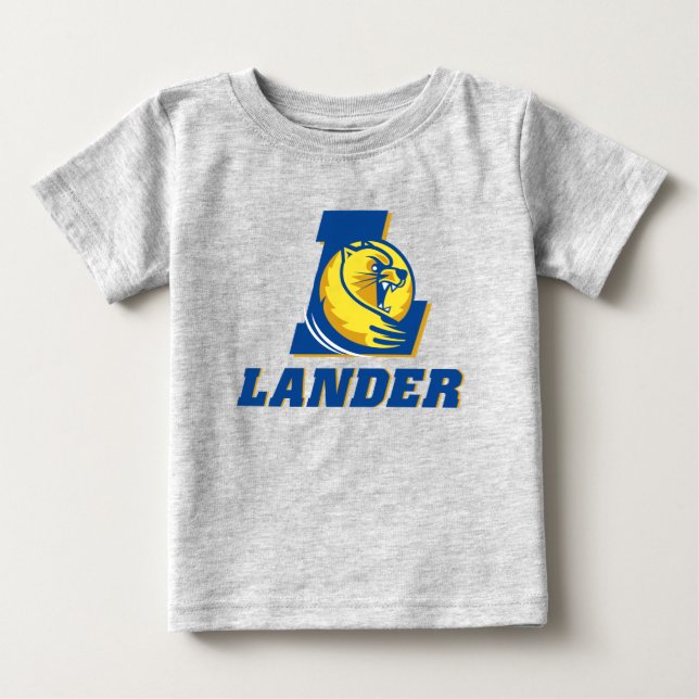 Lander University L Athletics Baby T-Shirt (Front)