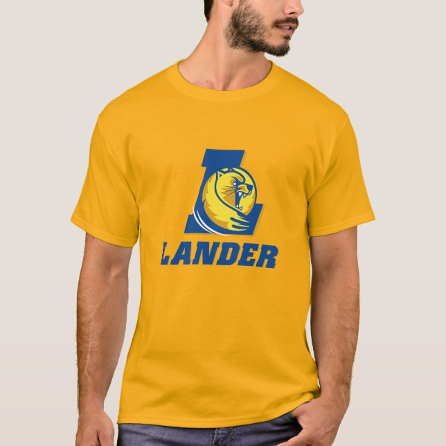 Lander University L Athletics T-Shirt (Front)