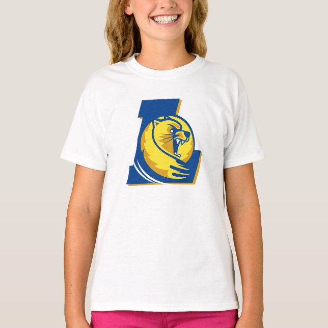 Lander University L Athletics T-Shirt (Front)