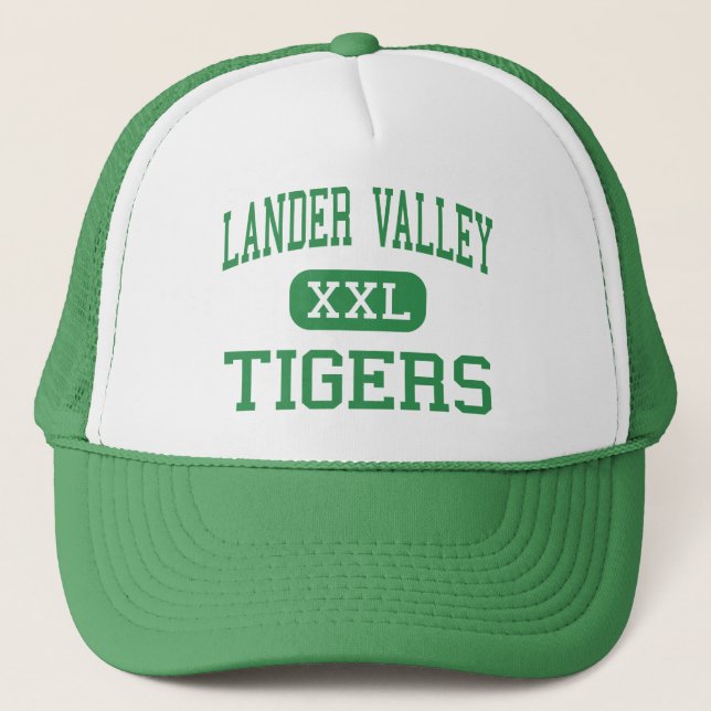 Lander Valley - Tigers - High - Lander Wyoming Trucker Hat (Front)