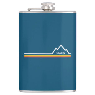 Lander, Wyoming Flask