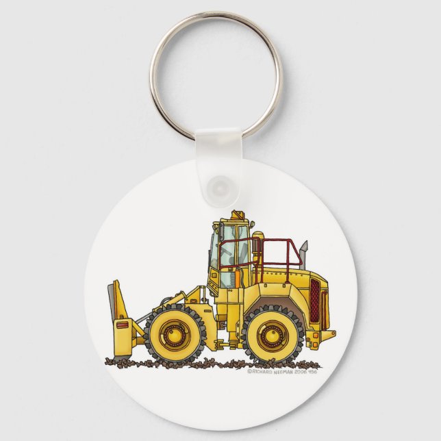 Landfill Compactor Construction Key Chains (Front)
