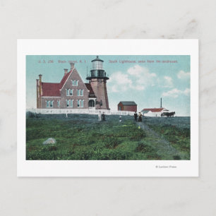 Landhouse View of the South Lighthouse Postcard