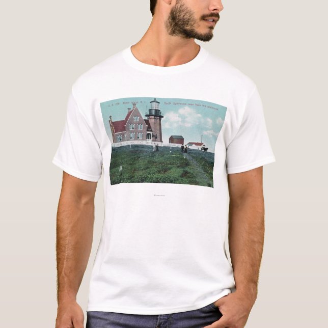 Landhouse View of the South Lighthouse T-Shirt (Front)