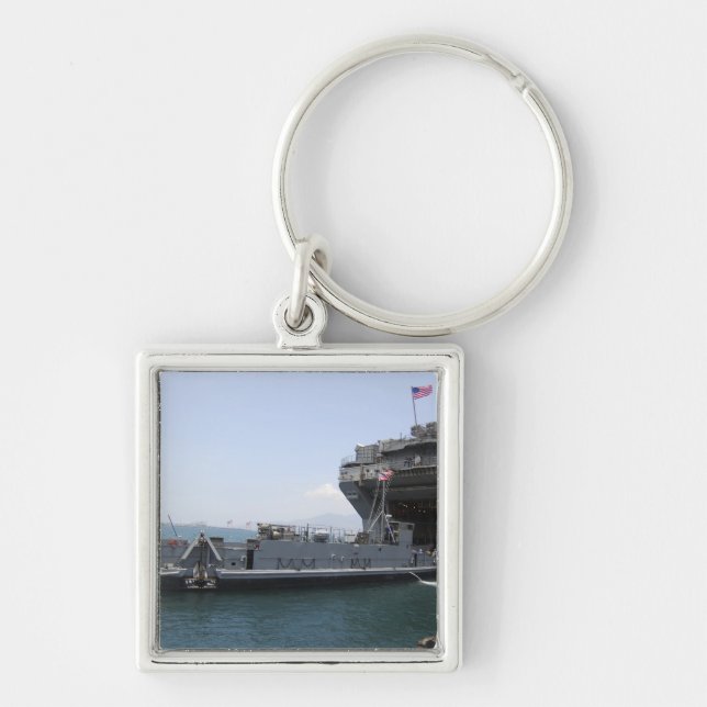 Landing Craft Utility moving into position Keychain (Front)