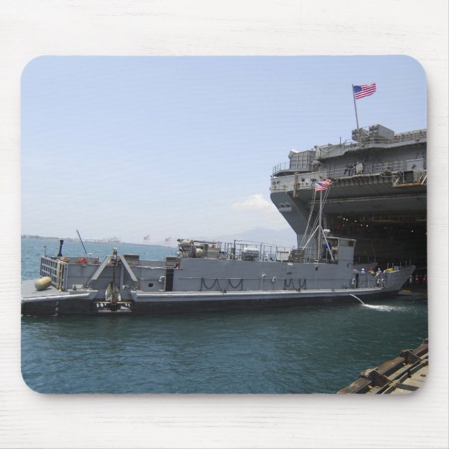 Landing Craft Utility moving into position Mouse Pad (Front)