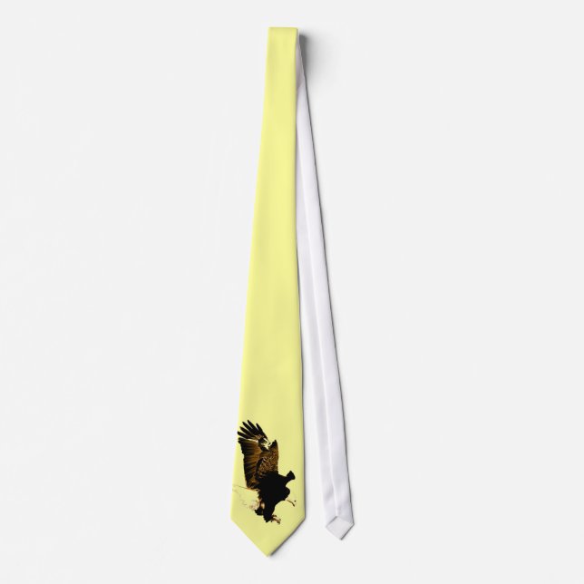 Landing Eagle Artwork Tie (Front)