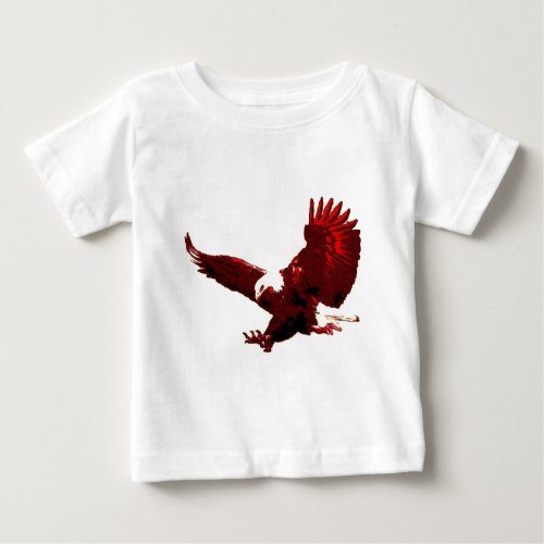 Landing Eagle _ Eagle in Flight Baby T_Shirt