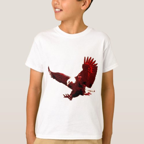 Landing Eagle _ Eagle in Flight T_Shirt