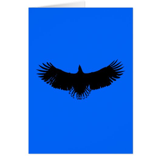 Landing Eagle Silhouette Cards (Front)