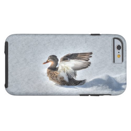 Landing Female Mallard Duck Wildlife Photo Tough iPhone 6 Case