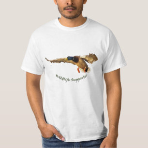 Landing Male Mallard Duck Wildlife T-Shirt