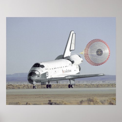 Landing of Space Shuttle Atlantis STS_66 Poster