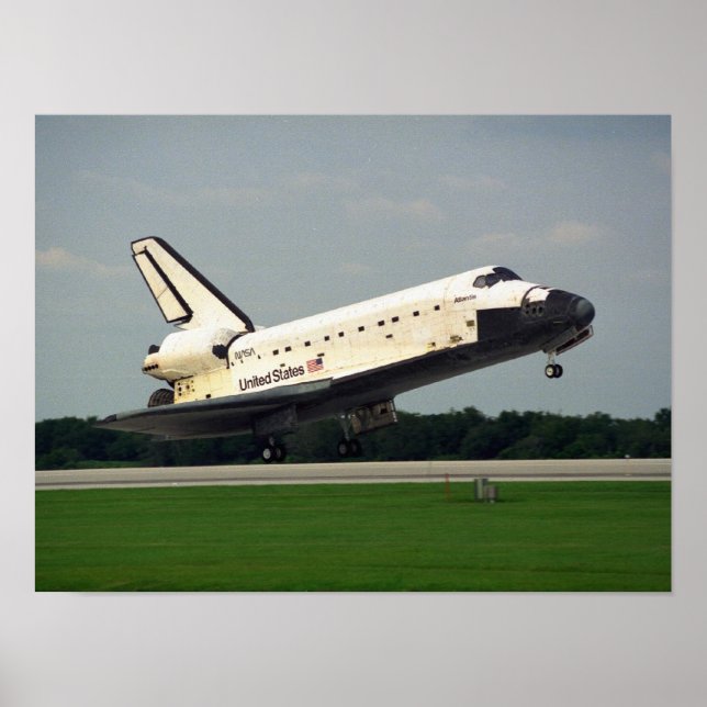 Landing of Space Shuttle Atlantis (STS-84) Poster (Front)