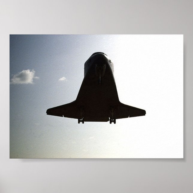 Landing of Space Shuttle Columbia (STS-52) Poster (Front)