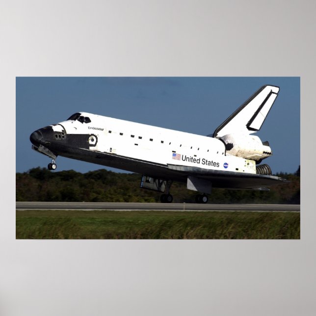 Landing of Space Shuttle Endeavour (STS-113) Poster (Front)