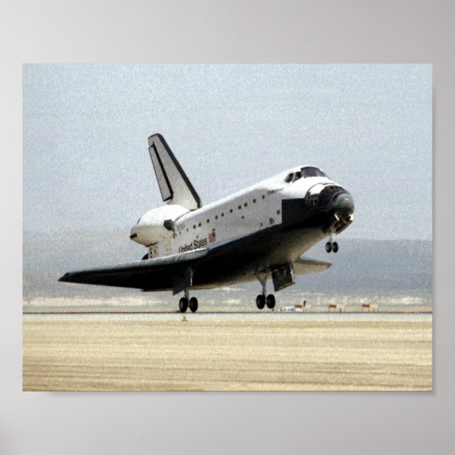 Landing of Space Shuttle Endeavour (STS-67) Poster (Front)