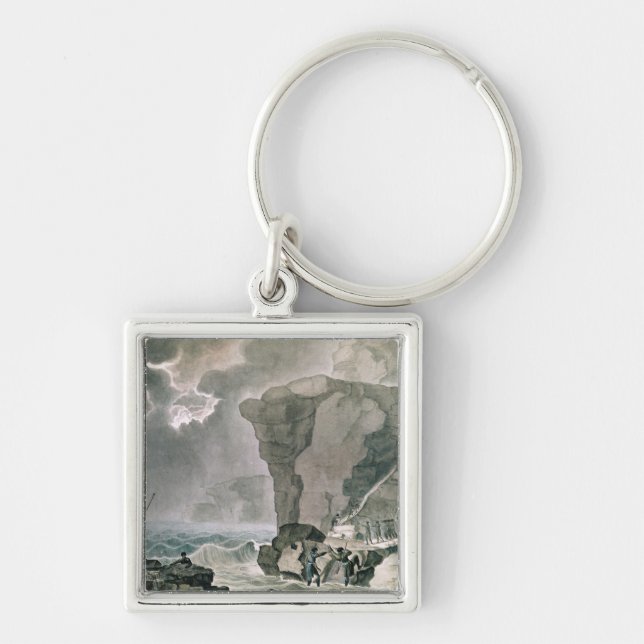 Landing of the Conspirators Keychain (Front)