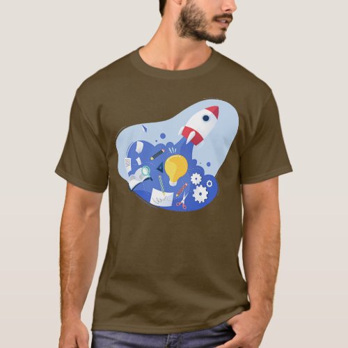 Landing Rocket T_Shirt