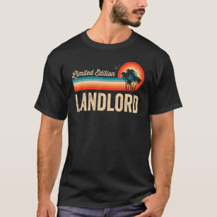 Landlord Birthday Retro Vintage Men Women Dad T-Shirt