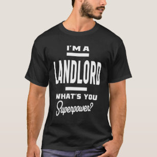 Landlord Gift Funny Job Title Profession T-Shirt