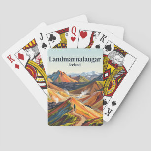 Landmannalaugar Iceland Poker Cards