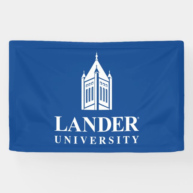 Landmark of Lander University Banner (Horizontal)