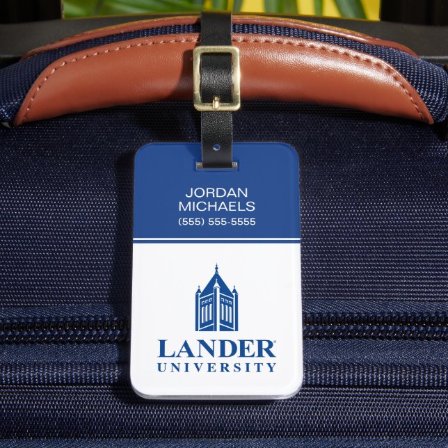 Landmark of Lander University Luggage Tag (Front Insitu 2)
