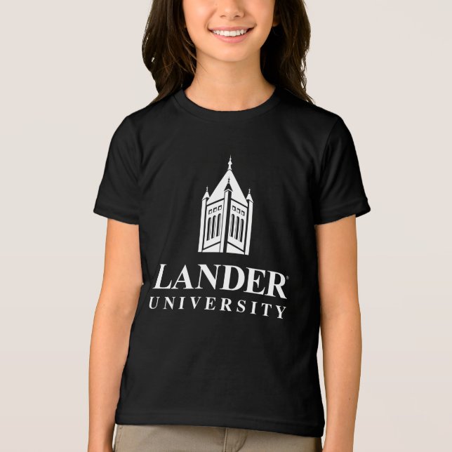 Landmark of Lander University Tri-Blend Shirt (Front)