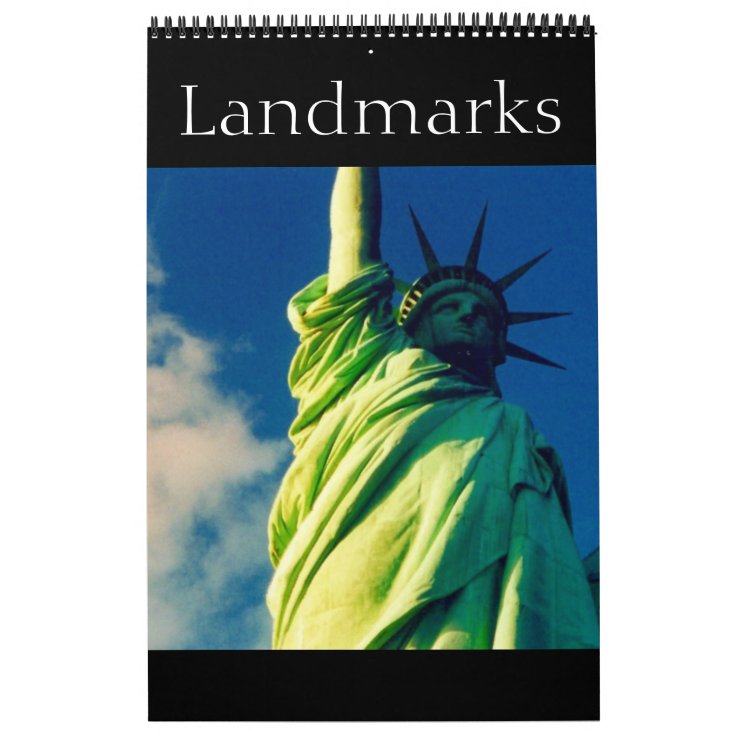 Landmarks Of The World Calendar Zazzle