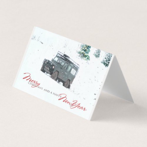 Landrover christmas card pack from bywhacky