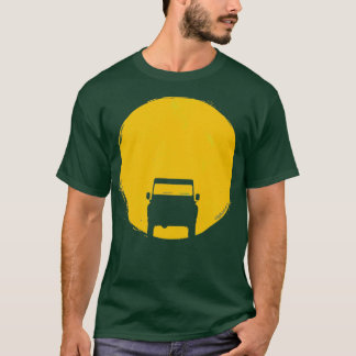 Landrover Defender car sunset sun 1 T-Shirt