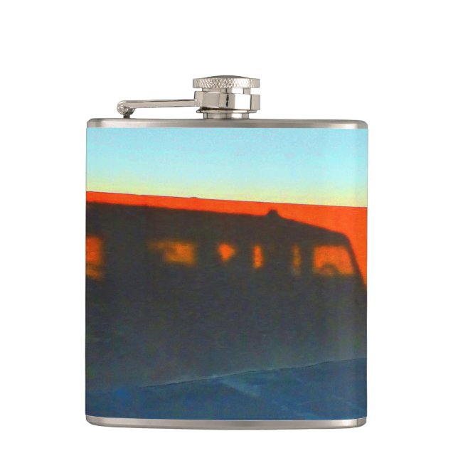 Landrover Hipflask 1 Hip Flask (Front)