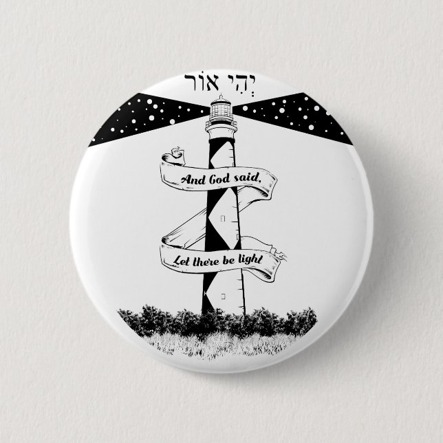 Land's End John o' groats lighthouses Button (Front)