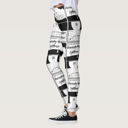 Lands End John o groats lighthouses Leggings